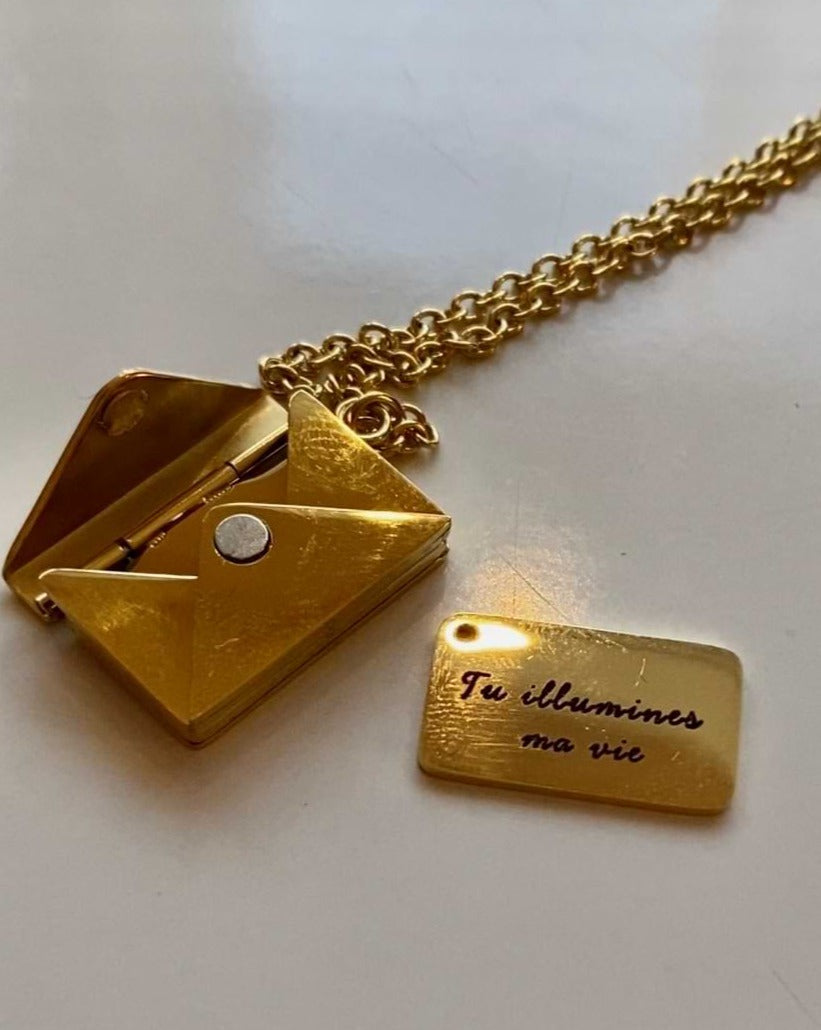 Collier Lettre d'Amour Secrète 💌